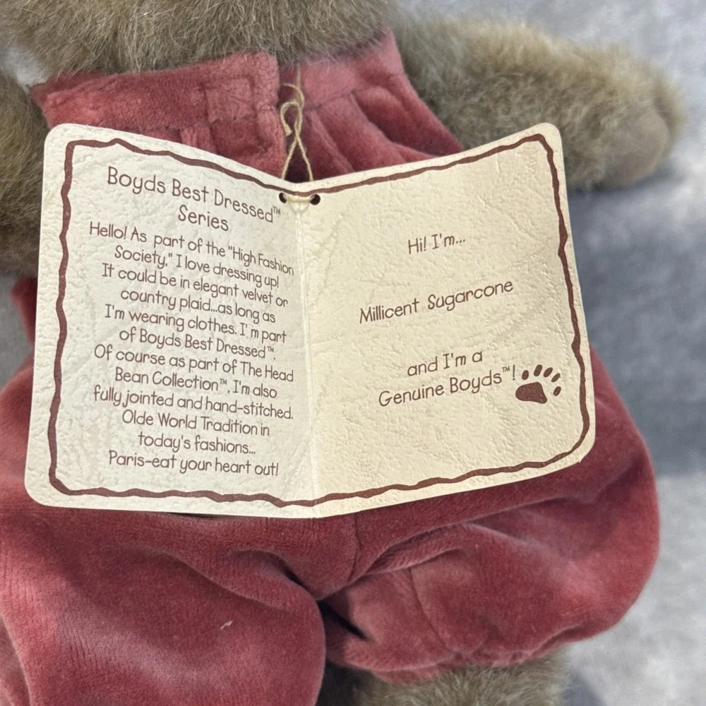 Vintage Collectible New With Tags Boyd's Bears Millicent Sugarcone  Excellent